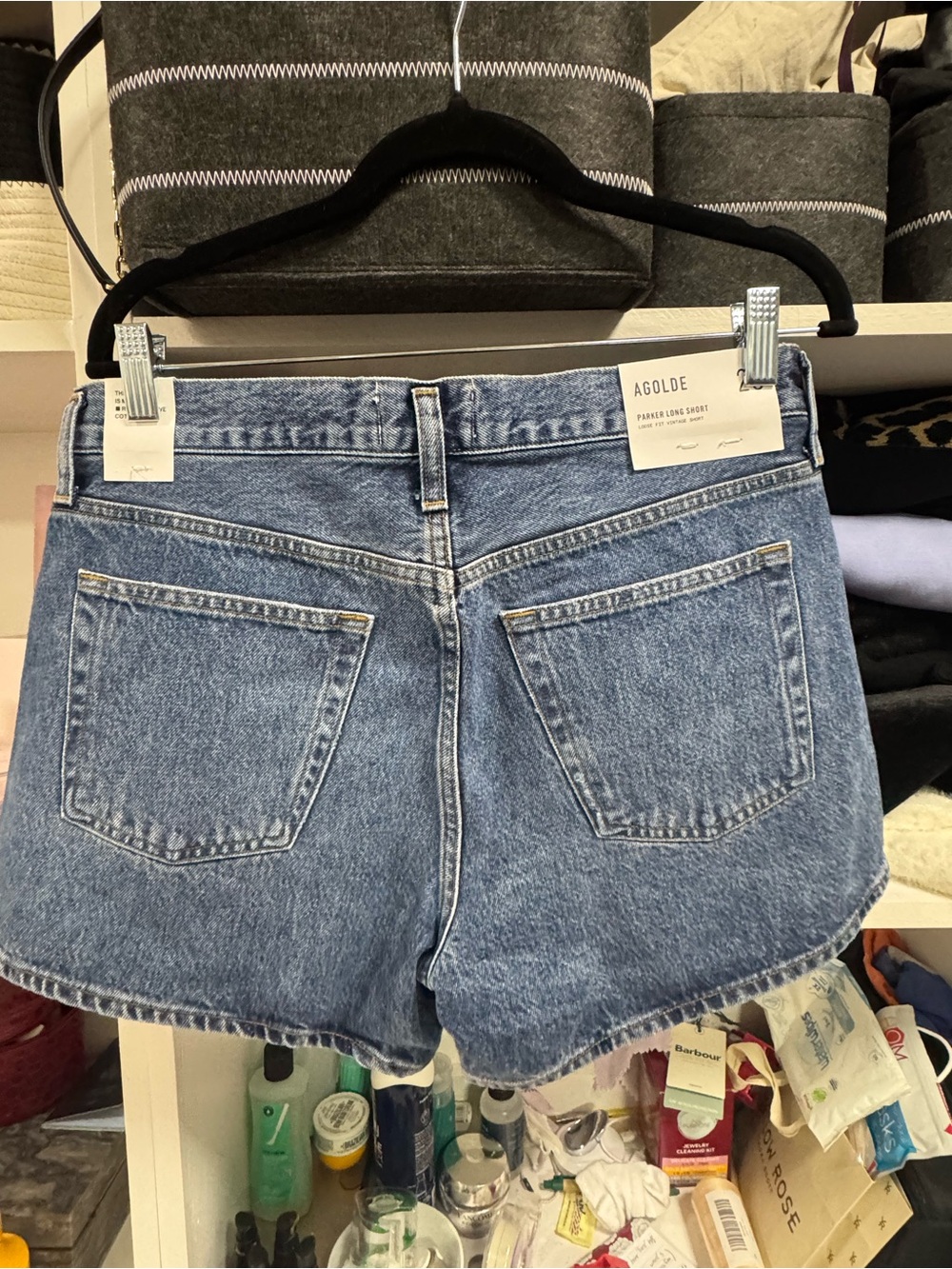 NWT Agolde High-Rise Parker Long Short | Loose Fit Vintage - Picture 5 of 6